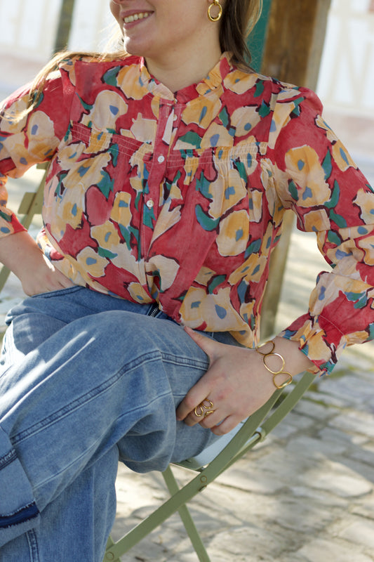 Blouse à motifs Dalia