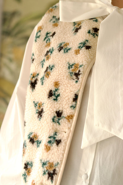 Veste de berger Serra sans manches sherpa à motifs