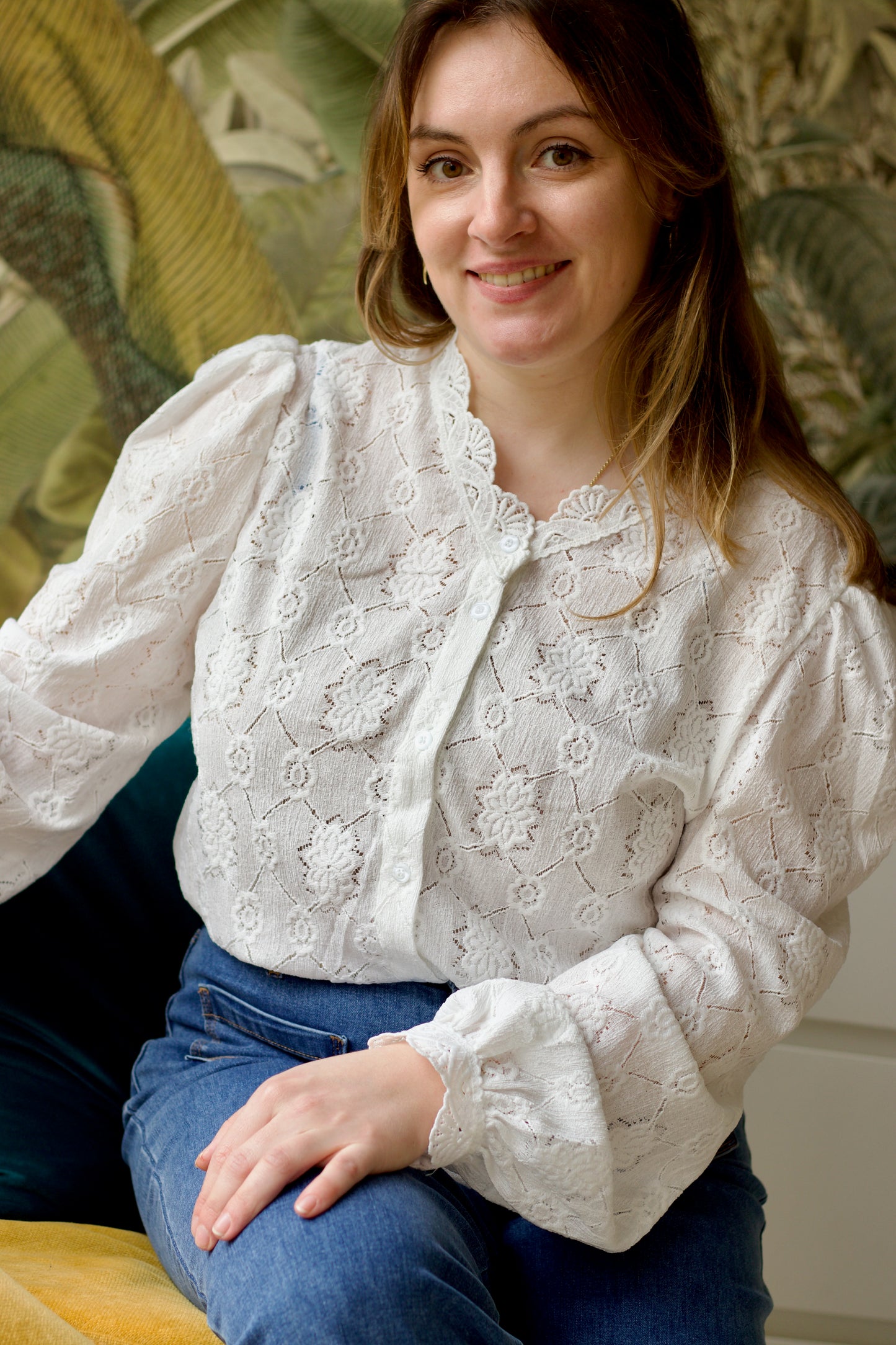 Blouse dentelle Alva