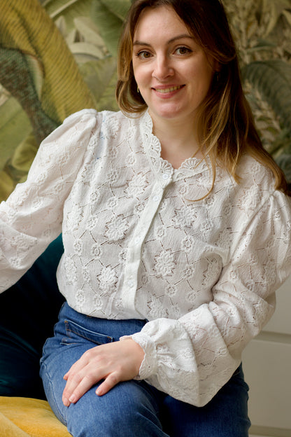 Blouse dentelle Alva
