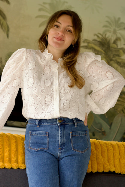 Blouse dentelle Alva