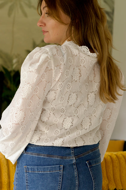 Blouse dentelle Alva