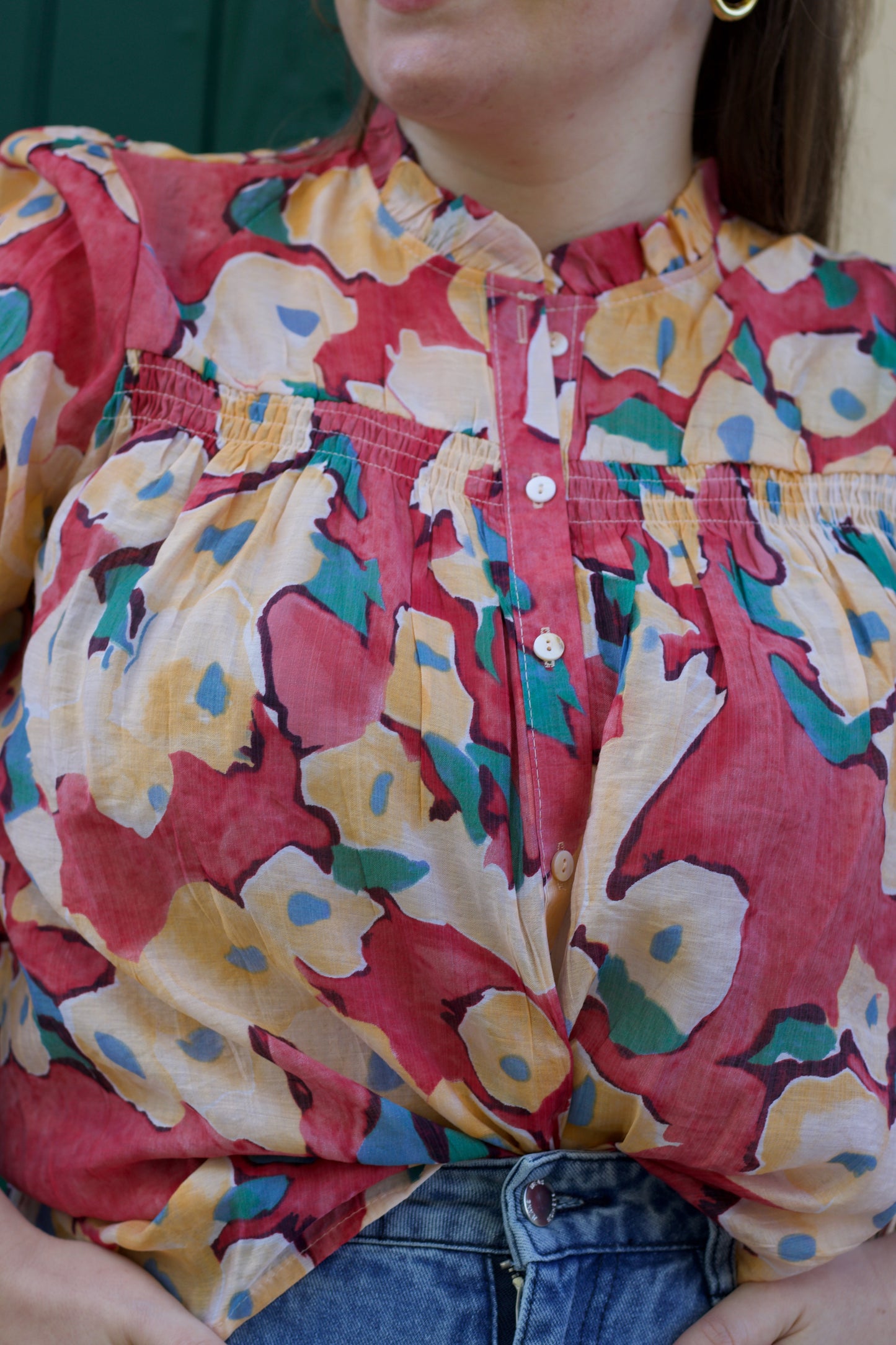 Blouse à motifs Dalia