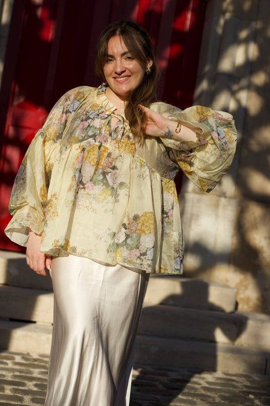 Blouse jaune Sienna
