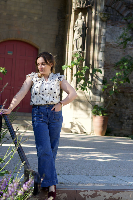 Blouse texturée Léa