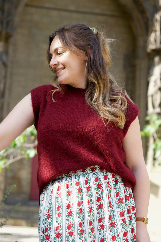 Pull bordeaux Henri